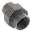 1" Black Malleable Iron Insulated Union