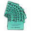 R-421A Refrigerant ID Labels (Pack of 10)