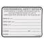 Refrigerant Removed Labels (Pack of 10)