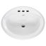 Rondalyn Countertop Sink w/ 4 Faucet Centers (White)
