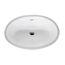 Ovalyn Undercounter Sink w/ Glazed Underside (White)