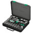 8100 SC 2 Zyklop Speed Ratchet Set, 1/2" Drive, Metric (37 pieces)