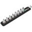 Zyklop In-Hex-Plus Bit Socket Set w/ Holding Function, 3/8" Drive (8 Pieces)