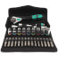 8100 SA 9 Zyklop Speed Ratchet Set, 1/4" Drive, Imperial (28 pieces)