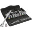 8100 SB 7 Zyklop Metal Ratchet Set w/ Push-Through Square, 3/8" Drive, Metric (29 pieces)