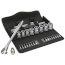 8100 SB 10 Zyklop Metal Ratchet Set w/ Push-Through Square, 3/8" Drive, Imperial (29 pieces)