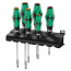 334 SK/6 Kraftform Plus 6-Piece Lasertip Screwdriver Set w/ Rack