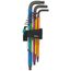 950/9 Hex-Plus 1 Metric 9-Piece L-Key Set w/ BlackLaser Surface Treatment (Multicolor)