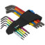 967/9 TX HF 1 9-Piece L-Key Set for TORX Screws w/ Holding Function (Multicolor)