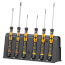 1578 A/6 ESD Kraftform Micro 6-Piece Screwdriver Set for Electronic Applications w/ Rack