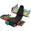 967/9 TX BO 1 SB 9-Piece L-Key Set for TORX Screws w/ BlackLaser (Multicolor)