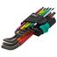 967/9 TX BO 1 SB 9-Piece L-Key Set for TORX Screws w/ BlackLaser (Multicolor)