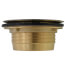 2" No Caulk Shower Stall Drain Stainless Steel Strainer w/ Brass Body