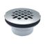 2" PVC No-Caulk Shower Drain w/ Wrench