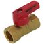 1/2" 2-Piece Threaded Gas Ball Valve