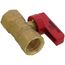 1/2" 2-Piece Threaded Gas Ball Valve