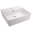 Loft Above Counter Sink w/ Center Hole Only (White)