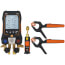 557S Kit, 4-Valve Smart Digital Manifold w/ 2 Wireless Pipe Clamp Temp. Probes & Wireless Vacuum Probe