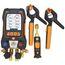 558s, Digital Manifold w/ 4-Way Valve Block, Intuitive Touchscreen, Wireless Temperature & Vacuum Probes, and 4-Hose Charging Set
