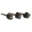 3/4" ID, 13/16 " Actual Brush Diameter, Steel, Power Fitting and Cleaning Brush (Pack of 3)
