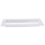 8" x 4" (Wall Opening Size) Satin Anodized Finish Aluminum Grille (VX Series)