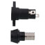 30 Amp Panel Mount Straight Fuse Holder, 1-13/32" to 1-1/2" Range (600V)