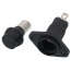 30 Amp Panel Mount Straight Fuse Holder, 1-13/32" to 1-1/2" Range (600V)