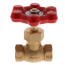 1/4" FNPT 3-Way Gauge Valve (Brass)