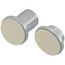 Plastic Chrome Plated Adjustable Jiffy Flanges (Pair)