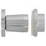 Plastic Chrome Plated Adjustable Jiffy Flanges (Pair)