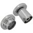 Plastic Chrome Plated Adjustable Jiffy Flanges (Pair)
