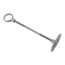 6" Ceiling Support Rod Kit with 1" Loop & Flange