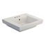 Boulevard 4" Centerset Pedestal Sink Top (White)