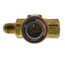 3/8" Female Flare x Male Flare HMI-1FM3 Hermetic Moisture Indicator