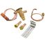 3/8" x 1/2" Sweat Thermal Expansion Valve (1.5 - 3 Ton) w/ Chatleff and Aeroquip Adapters