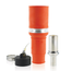 Rhino-Hide Single Pole Female Connector (Contact, Insulator, & Dust Cap), Crimped, 313 MCM Cable, 1000V 636A Max (Orange)