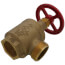 1-1/2" FNPT X MNST Angle Hose Valve (Rough Brass)