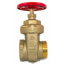 2-1/2" FNPT X MNST Gate Valve (Rough Brass)