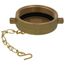 2-1/2" BCT/NYCORP Cap With Chain (Rough Brass)