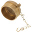 2-1/2" NST Plug With Chain (Rough Brass)