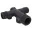 1-1/4" x 1" x 3-5/8" Sch. 80 PVC Solid Tank Tee
