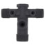 1-1/4" x 1" x 3-5/8" Sch. 80 PVC Solid Tank Tee