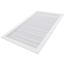 24" x 14" (Wall Opening Size) White Commercial Supply Register (821 Series)