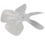 10" 5 Wing CCW Fan Blade w/ Hub (30°)