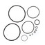 Lead Free 2-1/2" to 3" Complete Rubber Parts Kit (RK 909 RT)