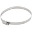 3-5/8" - 5-1/2" #80 Stainless Steel Worm Gear Hose Clamp w/ Carbon Screw