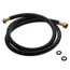 3/4" x 6' (1/2" ID) High-Capacity Washing Machine Hose (Bagged)