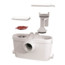 SaniACCESS 3 Macerating Pump with Toilet Tank and Round Toilet Bowl (White)