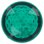 1.375-1.406" diameter Pilot Light Jewel Round, fits single receptacle hole Green