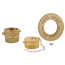 2-1/2" NST Open Snoot Assembly with Chain (Rough Brass)